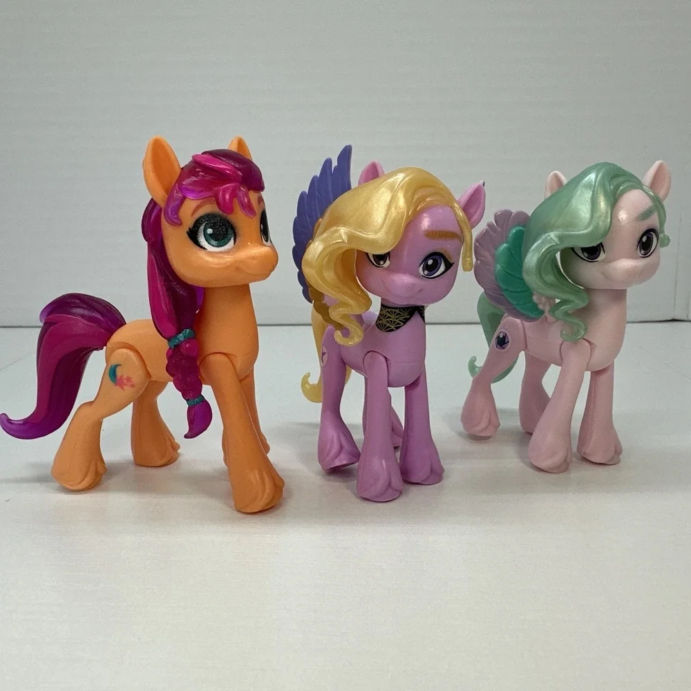 Hasbro My Little Pony A‎ New Generation Lot of 3 Posable 3